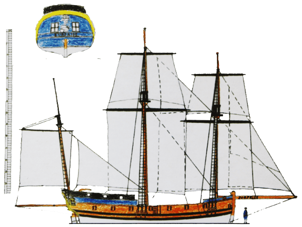 Continental Navy Lugger/Barque SURPRISE